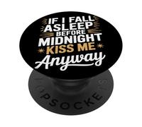 Se mi addormento baciami comunque NYE PopSockets PopGrip Adesivo