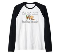 Se Mi Ami Lasciami Dormire Bradipo Maglia con Maniche Raglan