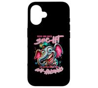 Se mi cercate io sono sull'orlo della follia - Elefante Custodia per iPhone 16