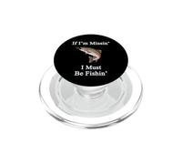 Se mi manca devo pescare alla trota iridea, pesca a mosca PopSockets PopGrip per MagSafe