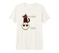 Se Mi Sta Bene, siede Black Cat in Skull Kitten Lovers Maglietta Premium