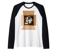 Se Mi va Bene, metto Il Gatto in Una Scatola Maglia con Maniche Raglan