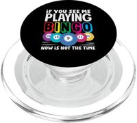 Se mi vedi giocare a bingo ora non è il momento PopSockets PopGrip per MagSafe