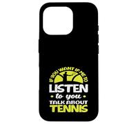 Se mi vuoi ascoltare Talk Tennis Player Custodia per iPhone 16 Pro