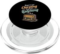 Se non cinguetti, non ti ascolto Radio Canto degli uccelli PopSockets PopGrip per MagSafe