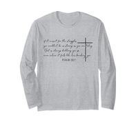 Se non fosse per le lotte Bibbia Versetto Croce Fede Maglia a Manica