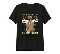 Se Non Posso Portare Il Mio Capybara Capybara Pet Owner Zoo Animals Capybara Maglietta Premium