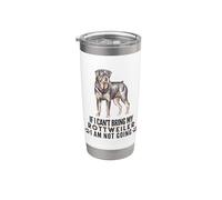 Se non posso portare il mio Rottweiler non sto andando divertente cane Bicchiere termico in acciaio inox doppia parete