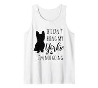 Se Non Posso Portare Il Mio Yorkie Non vado Canotta