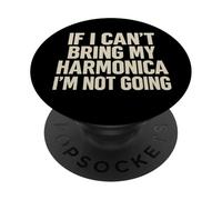Se non posso portare la mia armonica, divertente PopSockets PopGrip Adesivo