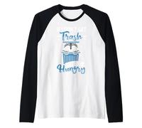 Se Non prendo Spazzatura Non Ho Fame Maglia con Maniche Raglan