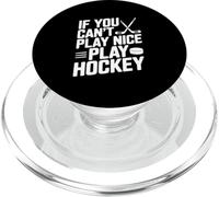 Se non riesci a giocare bene, gioca a hockey Funny Sports PopSockets PopGrip per MagSafe