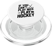 Se non riesci a giocare bene, gioca a hockey Funny Sports PopSockets PopGrip per MagSafe