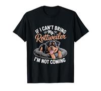 Se non riesco a portare il mio proprietario di cani Rottweiler Funny Maglietta