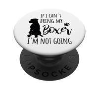 Se non riesco a portare il mio pugile, non vado PopSockets PopGrip Adesivo