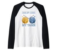 Se non riesco a prendere il mio filato non vado Maglia con Maniche Raglan