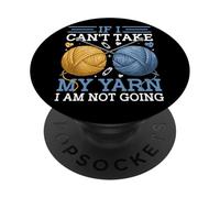 Se non riesco a prendere il mio filato non vado PopSockets PopGrip Adesivo