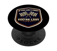 Se non sei il primo sei l'ultima auto moto Racing Rider MX PopSockets PopGrip Adesivo