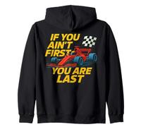 Se non sei il primo sei l'ultima settimana di gara Motorsport Racing Felpa con Cappuccio