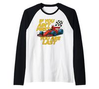 Se non sei il primo sei l'ultima settimana di gara Motorsport Racing Maglia con Maniche Raglan