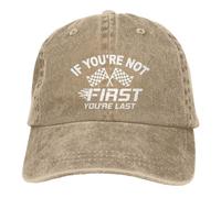 Se non sei il primo, sei l'ultimo! Cappellino da baseball retrò regolabile,