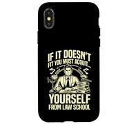Se non si adatta devi assolvere dalla facoltà di giurisprudenza Custodia per iPhone X/XS