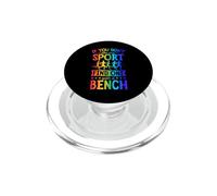 Se non ti piace il nostro sport, trovane uno con una panchina PopSockets PopGrip per MagSafe