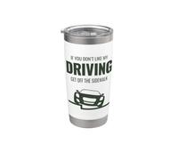 Se non ti piace la mia guida scendere dal marciapiede divertente auto Bicchiere termico in acciaio inox doppia parete