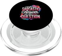 Se non vuoi una risposta sarcastica, non fare una domanda a St pid PopSockets PopGrip per MagSafe