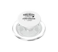 Se non vuoi una risposta sarcastica non fare una domanda stupida PopSockets PopGrip per MagSafe
