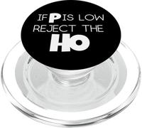 Se P è basso Statistica Matematico Scienziato Donne Uomini Bavaglio PopSockets PopGrip per MagSafe