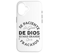 Se Paciente La Gracia De Dios Es Mas Grande Que Tus Fracasos Custodia per iPhone 16