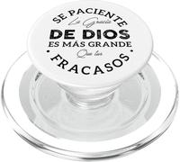 Se Paciente La Gracia De Dios Es Mas Grande Que Tus Fracasos PopSockets PopGrip per MagSafe