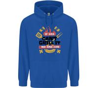 Se Papà Can'T Griglia It Non Si Può Divertente BBQ Bambini Felpa con Cappuccio