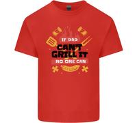 Se Papà Can'T Griglia It Non Si Può Divertente BBQ T-Shirt Ragazzi Ragazze