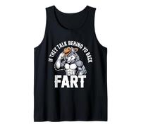 Se parlano alle tue spalle Fart Alpha Wolf Meme Canotta