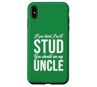 Se pensi che io sia uno stallone dovresti vedere l'umorismo familiare di mio zio Custodia per iPhone XS Max