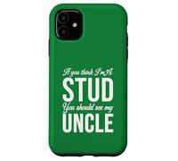 Se pensi che io sia uno stallone dovresti vedere l'umorismo familiare di mio zio Custodia per iPhone 11