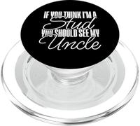 Se pensi che io sia uno stallone dovresti vedere l'umorismo familiare di mio zio PopSockets PopGrip per MagSafe