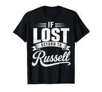 Se perduto, Torna a Russell Couples Funny Matching Maglietta con Stampa Grafica Economica
