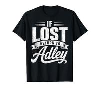 Se perduto, Torna ad Adley Couples Funny Matching Maglietta con Stampa Grafica Economica