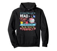 Se potessi Trovare Un Modo per Leggere Knit in Quel Momento della mia Vita Felpa con Cappuccio
