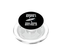 Se riesci a leggere questo, ho capovolto il divertente design del kayak PopSockets PopGrip per MagSafe