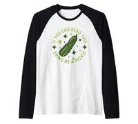 Se riesci a Leggere Questo, portami Un sottaceto Funny Dill Pickle Maglia con Maniche Raglan