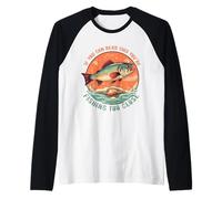 Se riesci a leggere questo, stai pescando troppo vicino Pesce pescatore Maglia con Maniche Raglan