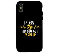 Se sei in fibrillazione - Infermiera di cardiologia cardiaca Custodia per iPhone X/XS