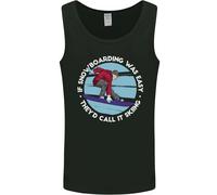 Se Snowboard Era Facile Chiamata It Sci Uomo Canotta Maglia