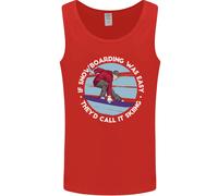 Se Snowboard Era Facile Chiamata It Sci Uomo Canotta Maglia