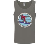 Se Snowboard Era Facile Chiamata It Sci Uomo Canotta Maglia