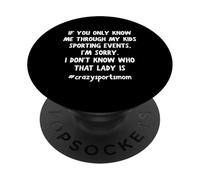 Se solo lo sai attraverso i miei figli Sporting Mom PopSockets PopGrip Adesivo